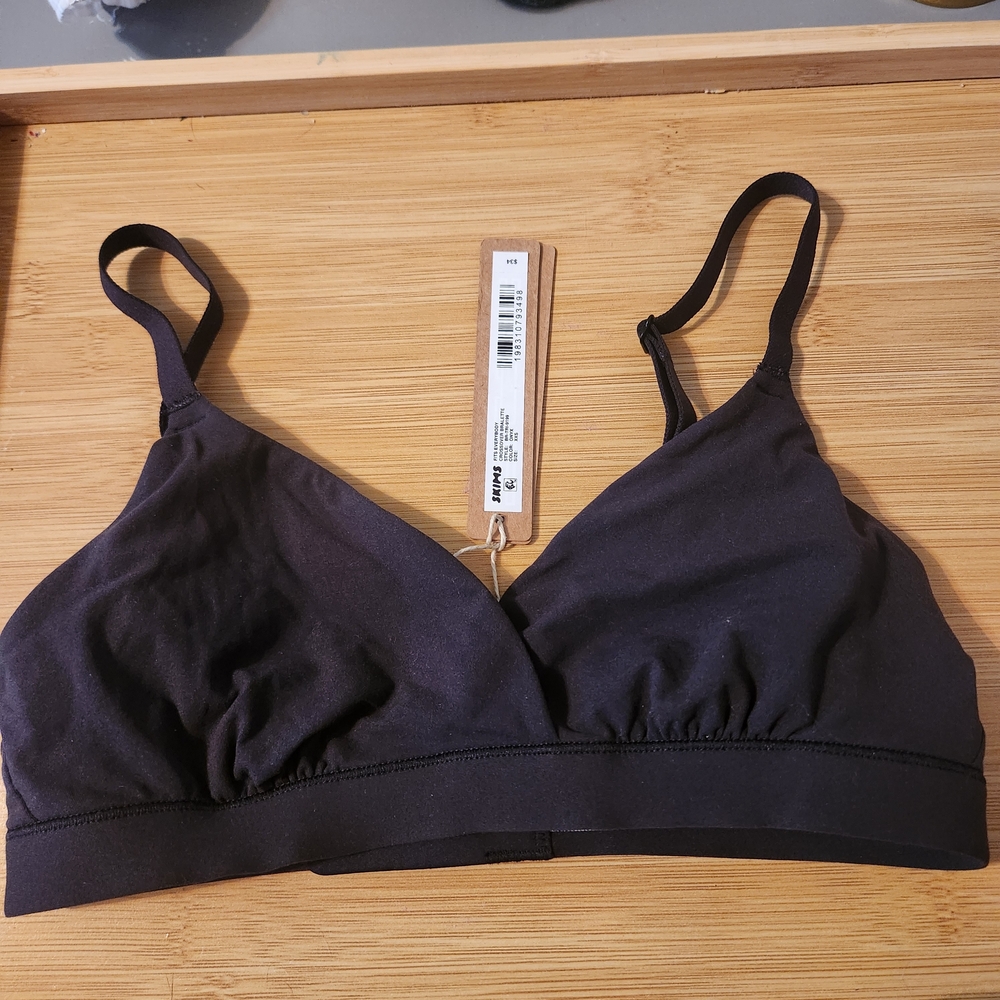 SKIMS Fits Everybody Crossover Bralette XXS